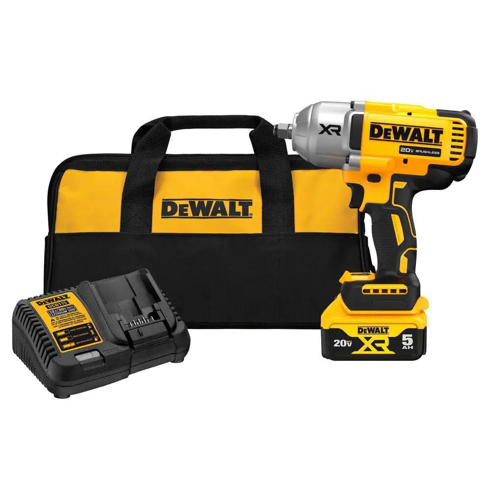 DCF900P1 20-Volt Maximum Lithium-Ion Cordless 1/2 in. Impact Wrench Kit