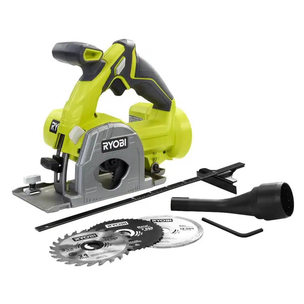 P555  18V Cordless 3-3/8 in. Multi-Material Plunge Saw (Tool Only)