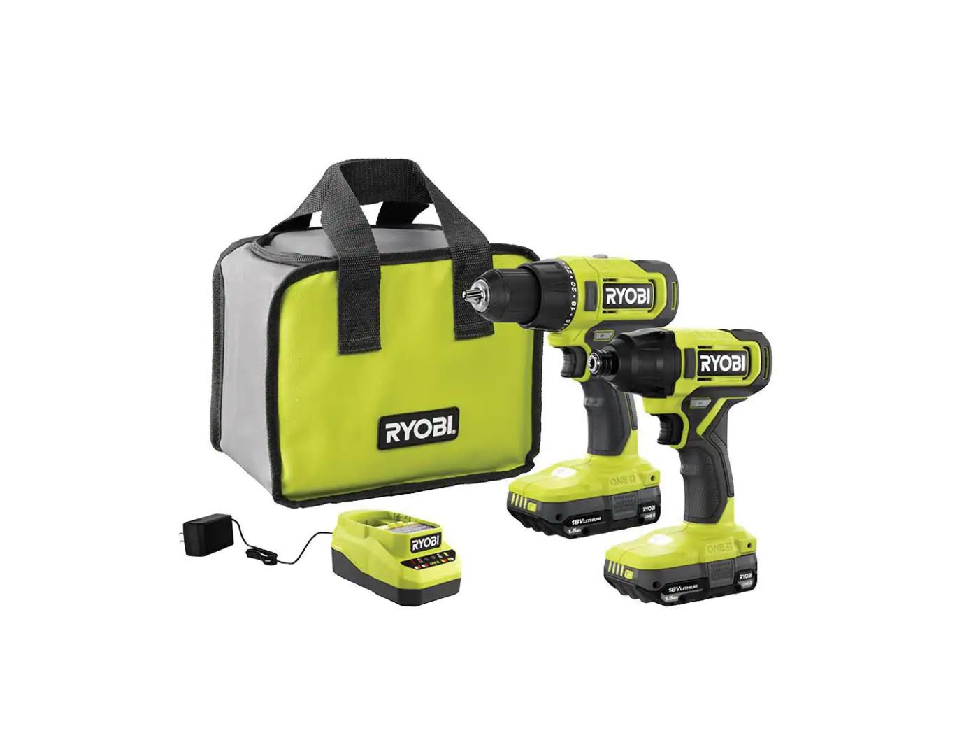 PCL1200K2  18V Cordless 2-Tool Combo Kit with Drill Driver, Impact Driver, (2) 1.5 Ah Batteries, and Charger