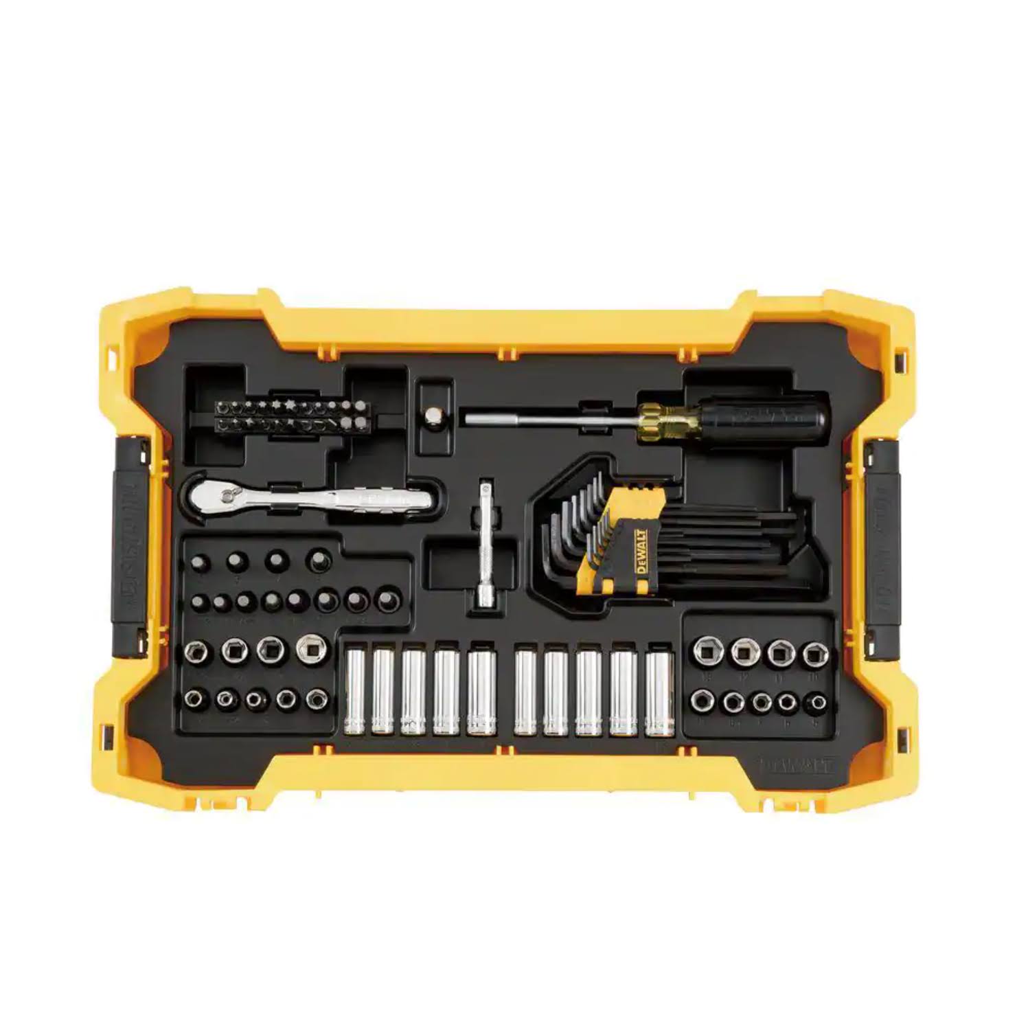 DWMT45402 1/4 in. and 3/8 in. Drive Mechanics Tool Set with Toughsystem Trays (131-Piece)