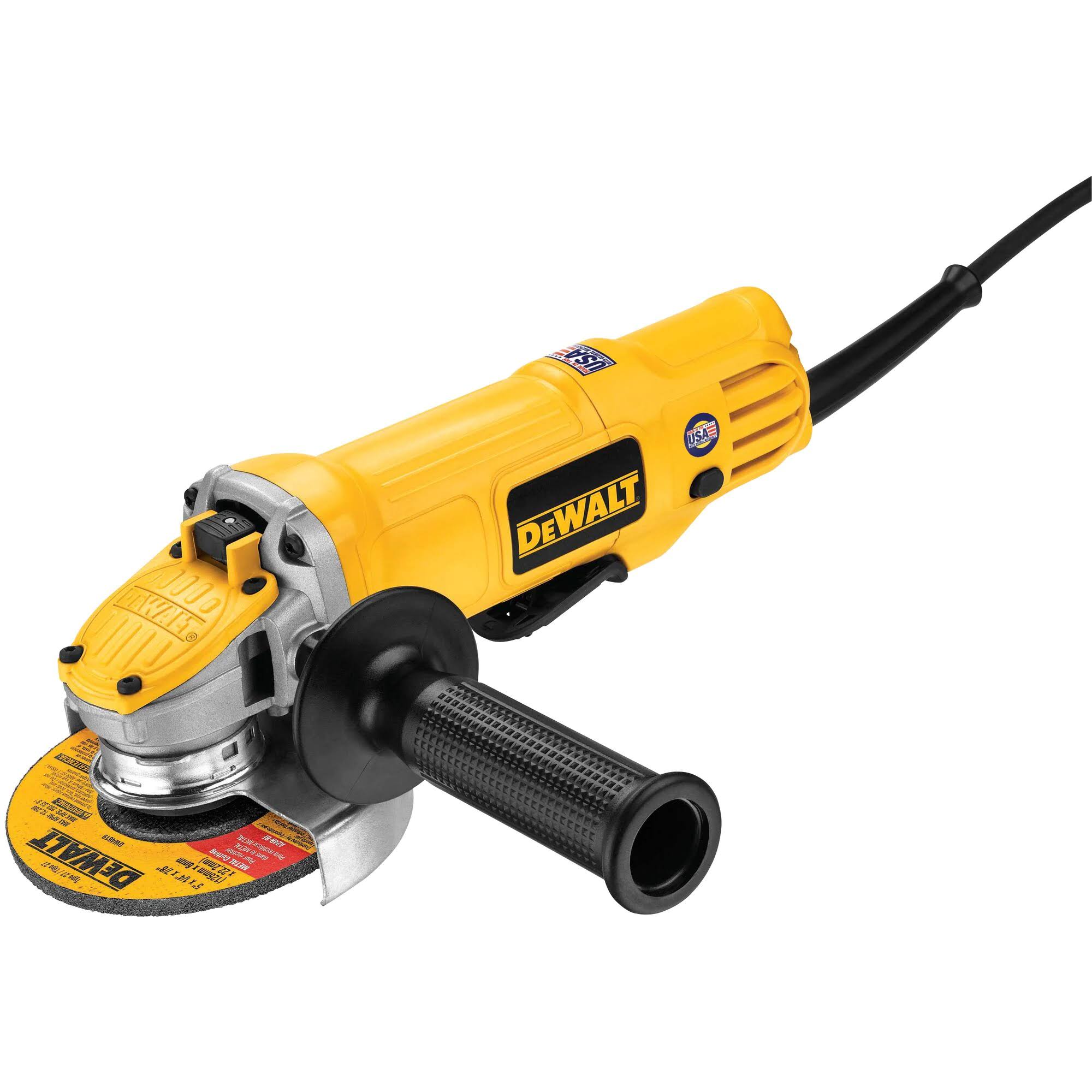 DWE4120 9-Amp Corded 4-1/2 in. Paddle Switch Small Angle Grinder without Lock-On