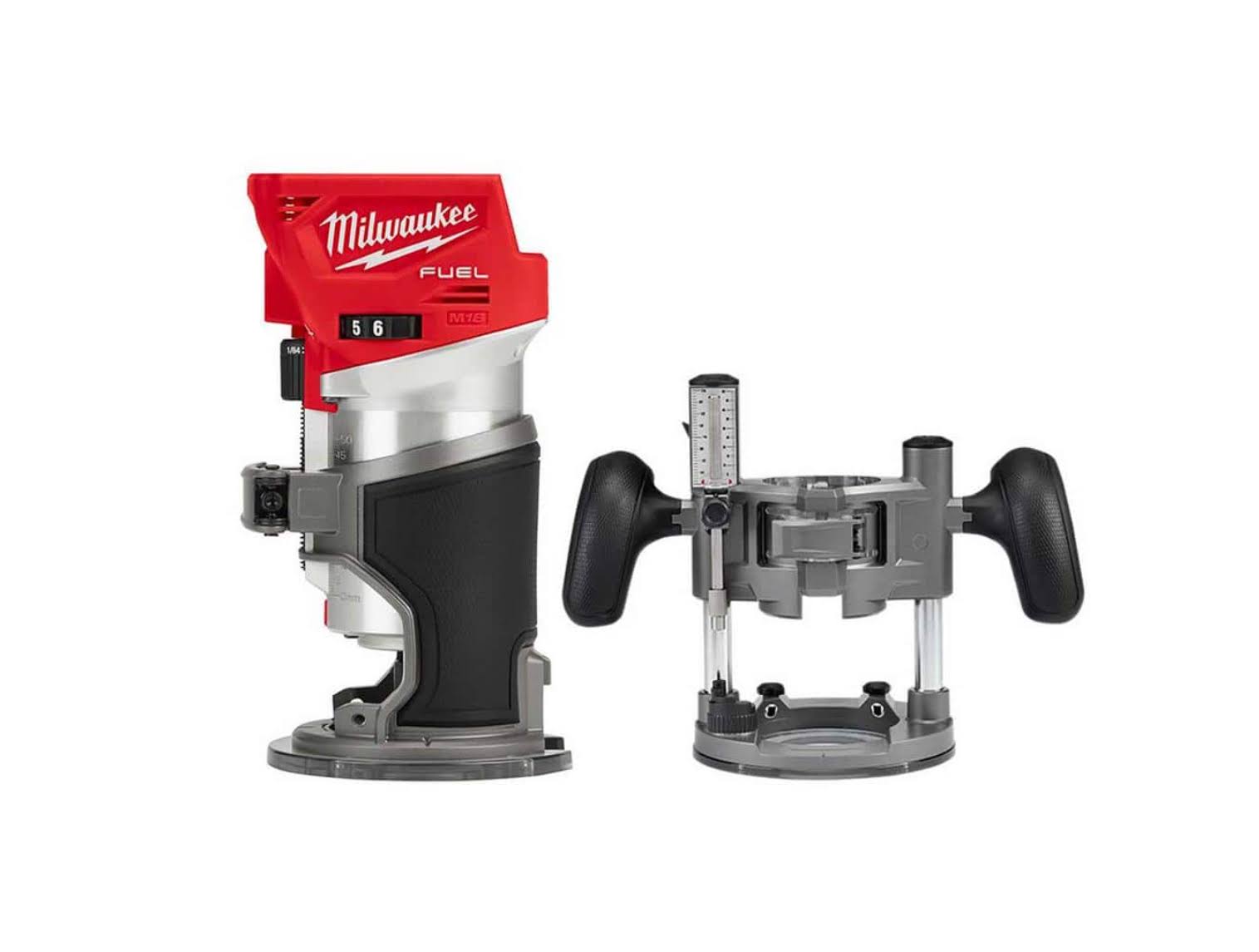 2723-20-48-10-5601 M18  18V Lithium-Ion Brushless Cordless Compact Router w/ Compact Router Plunge Base