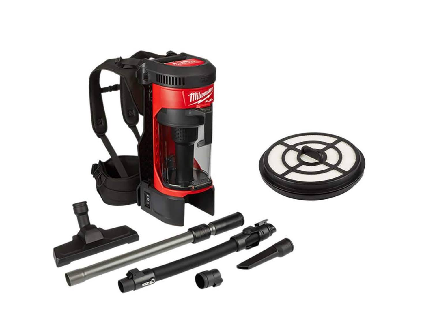 0885-20-49-90-1963 M18  18-Volt Lithium-Ion Brushless 1 Gal. Cordless 3-in-1 Backpack Vacuum with Extra HEPA Filter