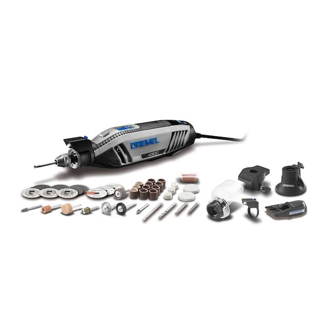 4300 47-Piece Variable Speed Corded 1.8-Amp Multipurpose Rotary Tool with Hard Case
