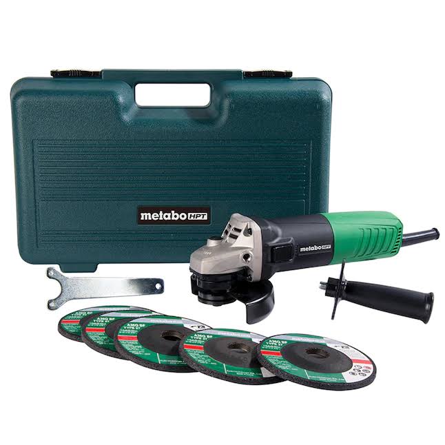 4.5-in 6.2 Amps-Amp Sliding Switch Corded Angle Grinder (G12SR4M)