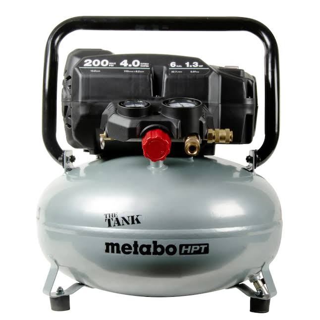 The Tank 6-Gallon Single Stage Portable Corded Electric Pancake Air Compressor