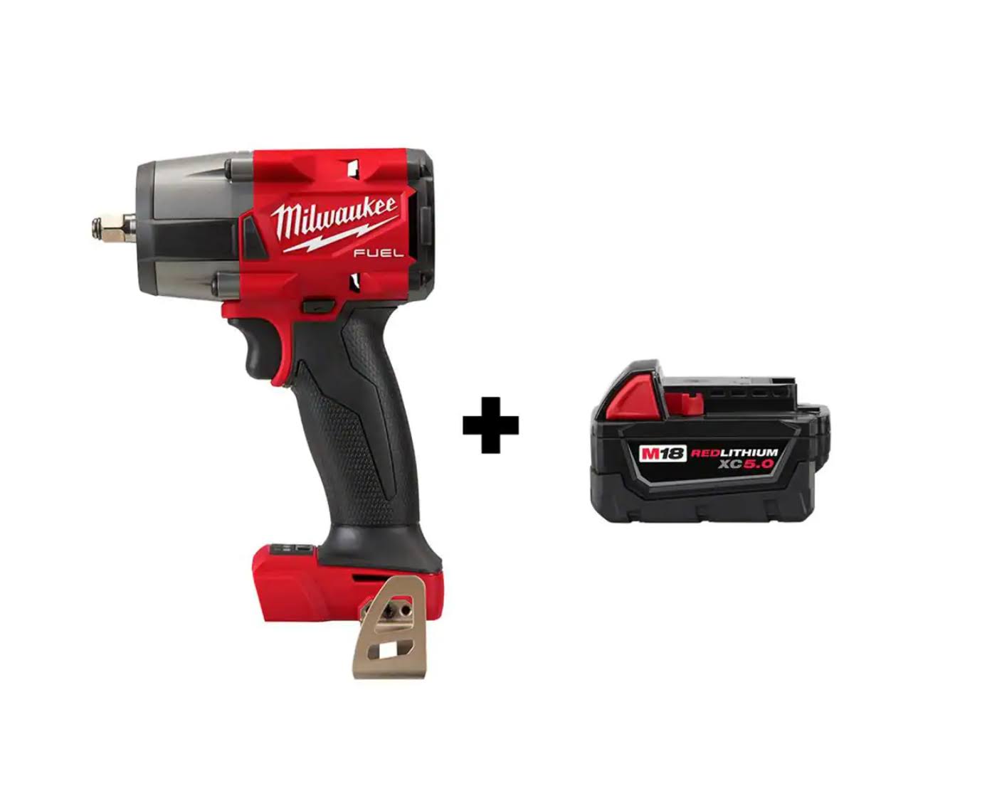2960-20-48-11-1850 M18  GEN-2 18V Lithium-Ion Mid Torque Brushless Cordless 3/8 in. Impact Wrench with (1) 5.0 Ah Battery
