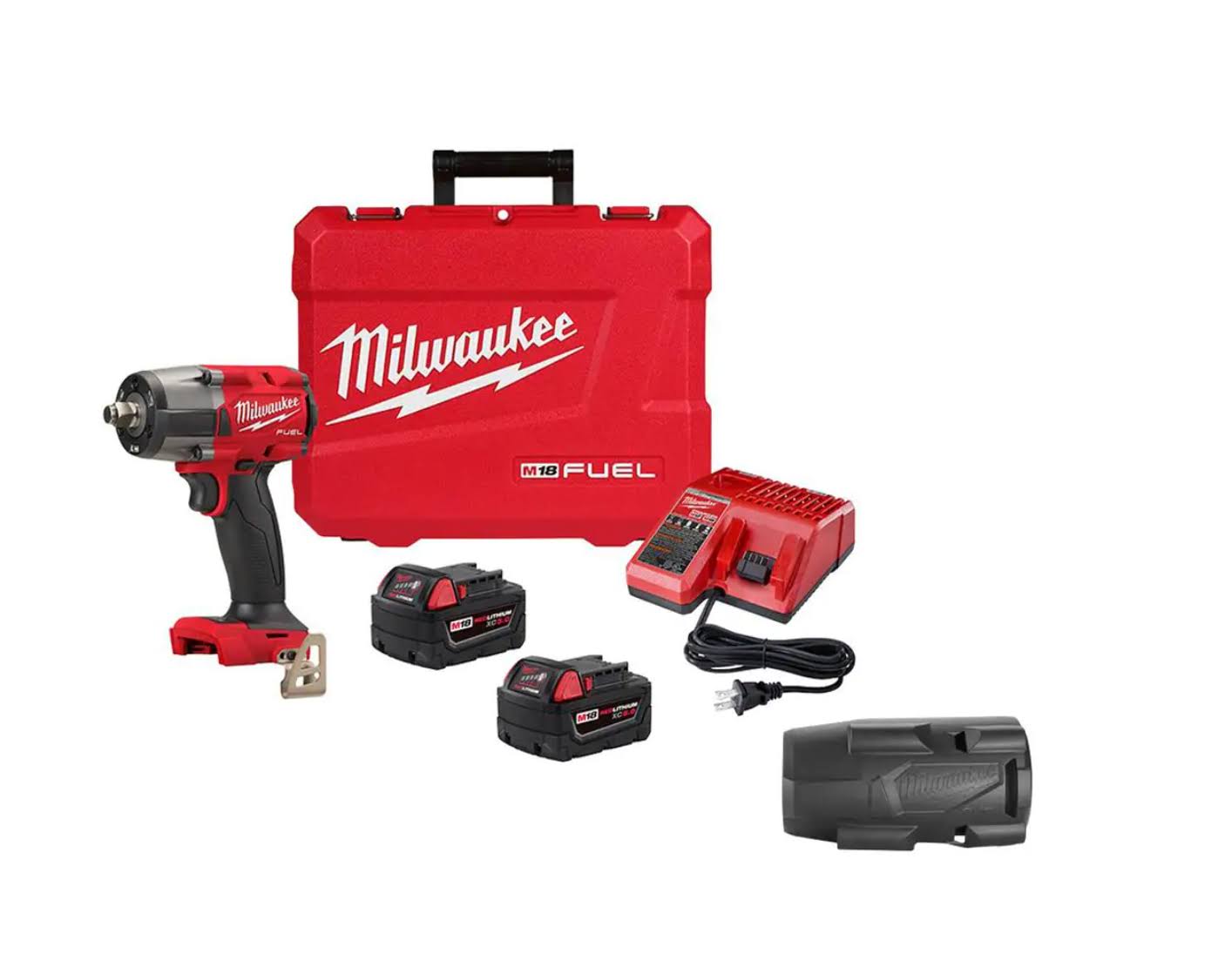 2962-22-49-16-2960 M18  GEN-2 18V Lithium-Ion Brushless Cordless Mid Torque 1/2 in. Impact Wrench with Friction Ring Kit with Boot