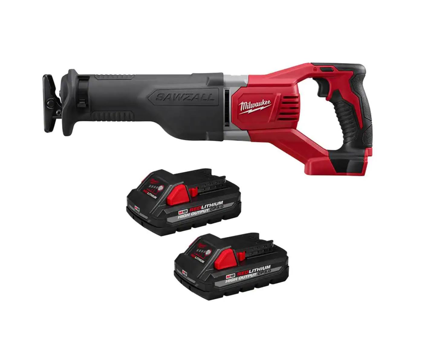 2621-20-48-11-1837 M18 18V Lithium-Ion Cordless  Reciprocating Saw with Two 3.0Ah Batteries