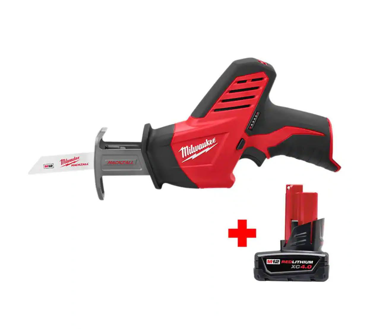 2420-20-48-11-2440 M12 12V Lithium-Ion  Cordless Reciprocating Saw with 4.0 Ah M12 Battery