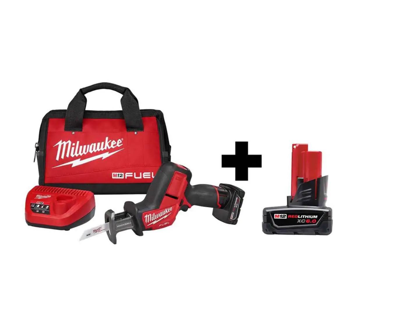 2520-21XC-48-11-2460 M12  12V Lithium-Ion Brushless Cordless  Reciprocating Saw Kit with 6.0Ah Battery