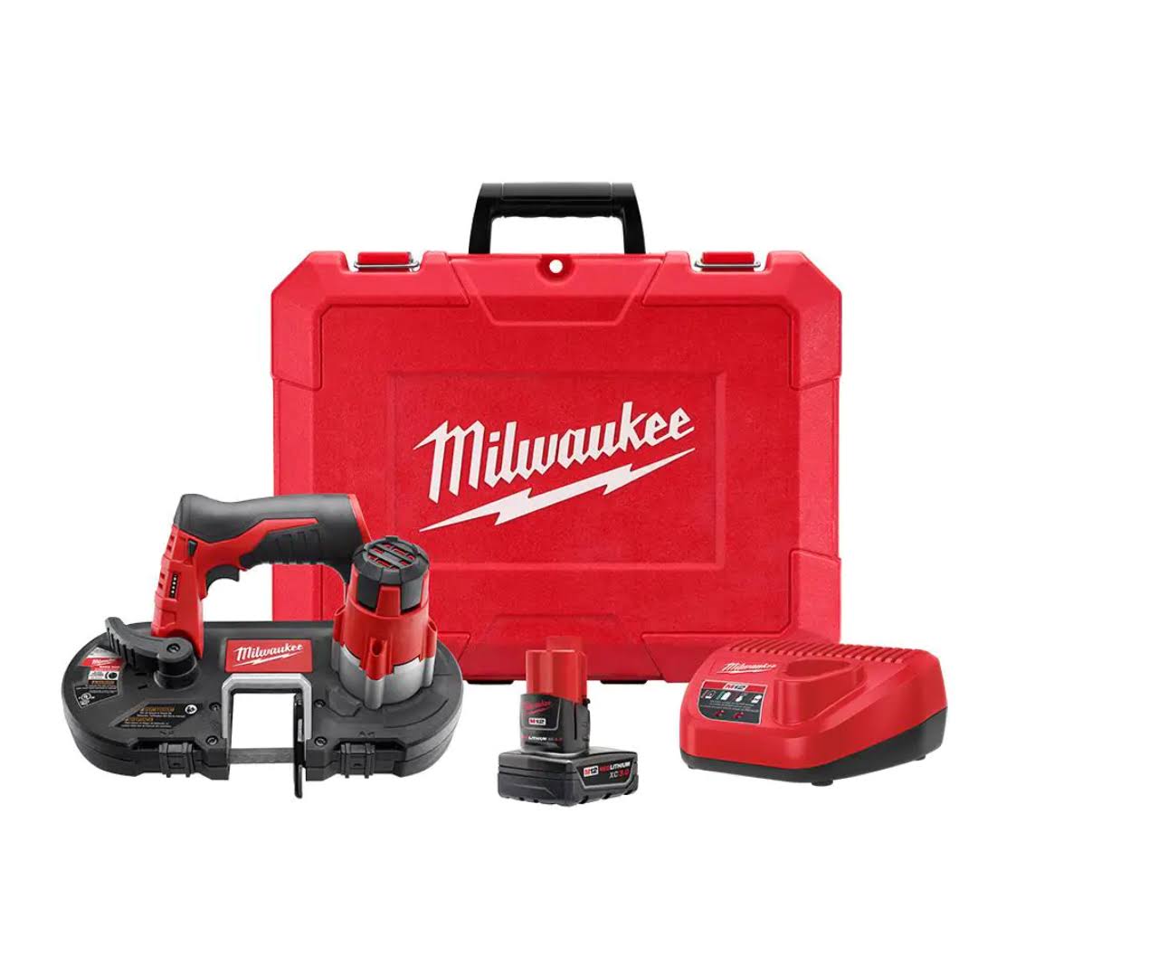 2429-21XC M12 12-Volt Lithium-Ion Cordless Sub-Compact Band Saw XC Kit with One 3.0h Battery, Charger and Hard Case