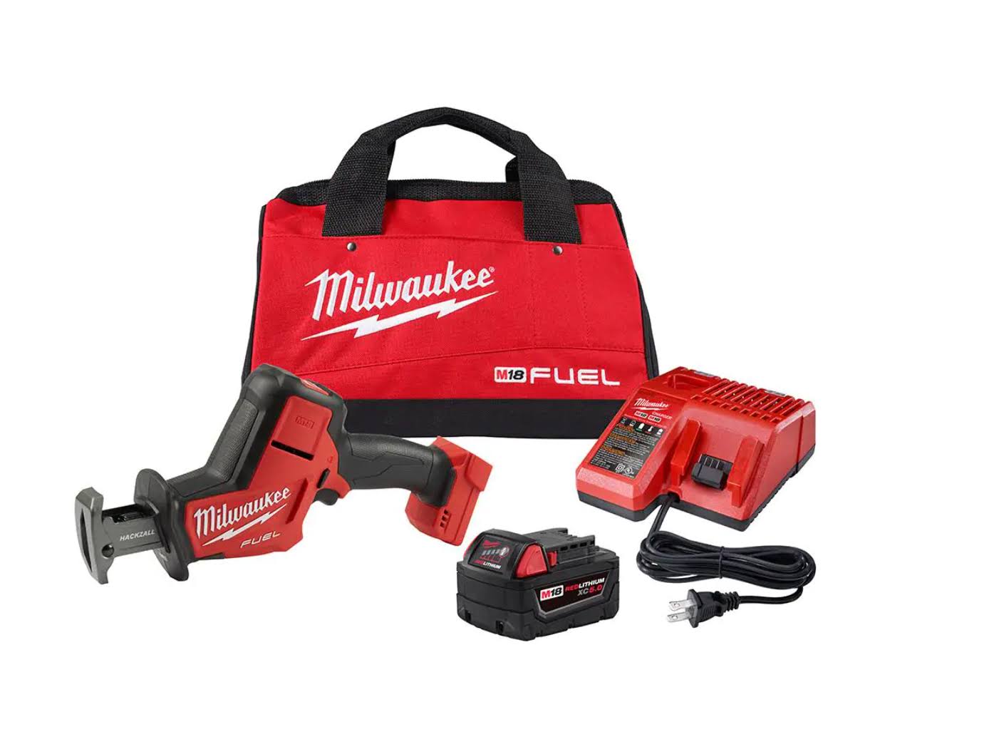 2719-21 M18  18V Lithium-Ion Brushless Cordless  Reciprocating Saw Kit W/(1) 5.0Ah Batteries, Charger   Tool Bag