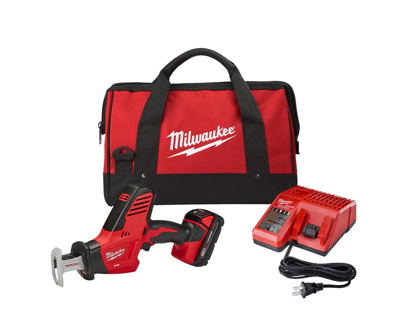 2625-21 M18 18V Lithium-Ion Cordless  Reciprocating Saw Kit with (1) 3.0Ah Battery, Charger and Tool Bag