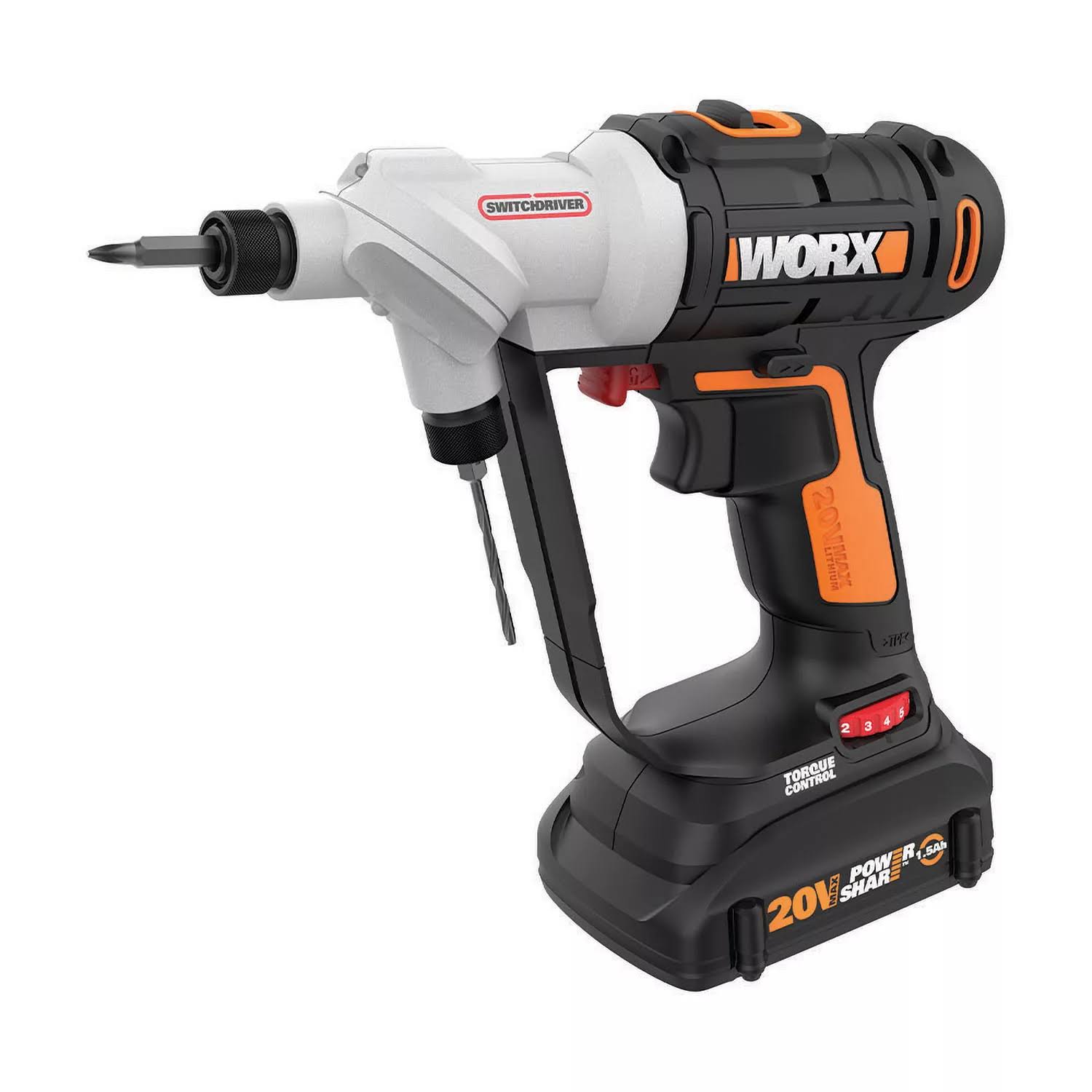 20V Power Share Switchdriver Cordless Drill with Dual Chucks