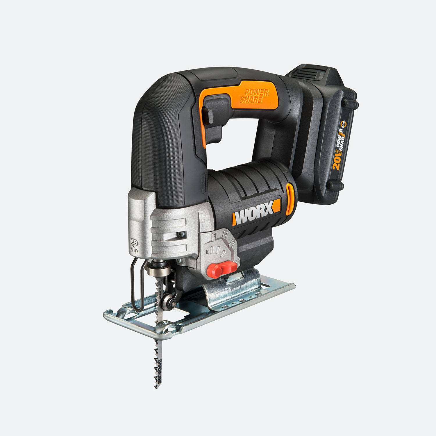WX543L 20V Power Share Cordless Jigsaw