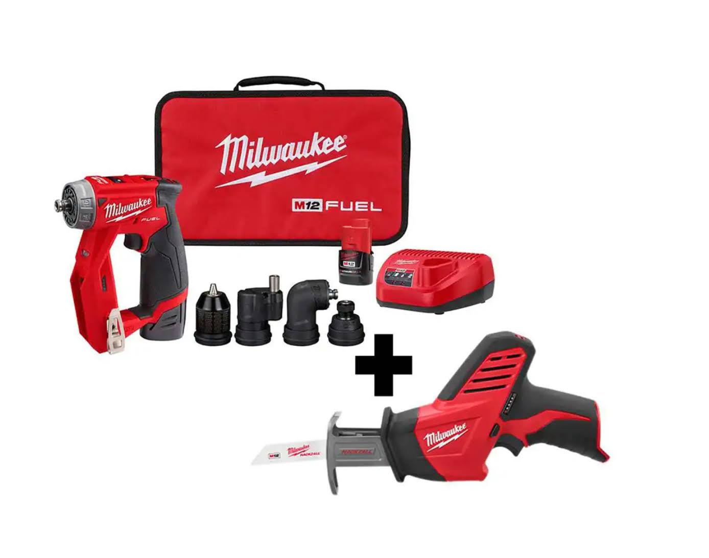 2505-22-2420-20 M12  12V Lithium-Ion Brushless Cordless 4-in-1 Installation 3/8 in. Drill Driver Kit with M12