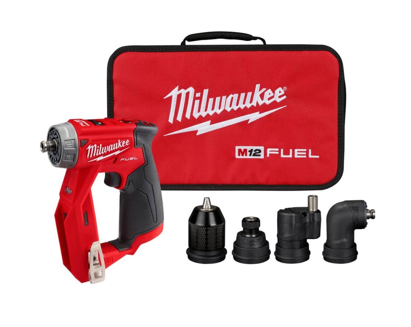 2505-20 M12  12-Volt Lithium-Ion Brushless Cordless 4-in-1 Installation 3/8 in. Drill Driver with 4 Tool Head (Tool-Only)