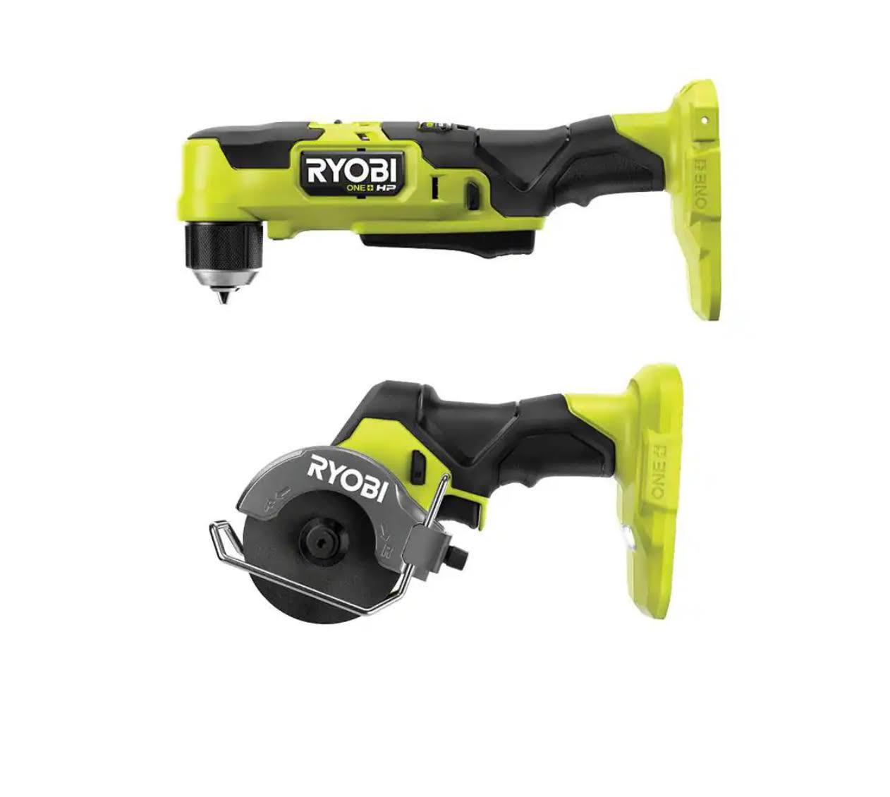 PSBRA02B-PSBCS02B  HP 18V Brushless Cordless Compact 2-Tool Combo Kit with 3/8 in. Right Angle Drill and Cut-Off Tool (Tools Only)