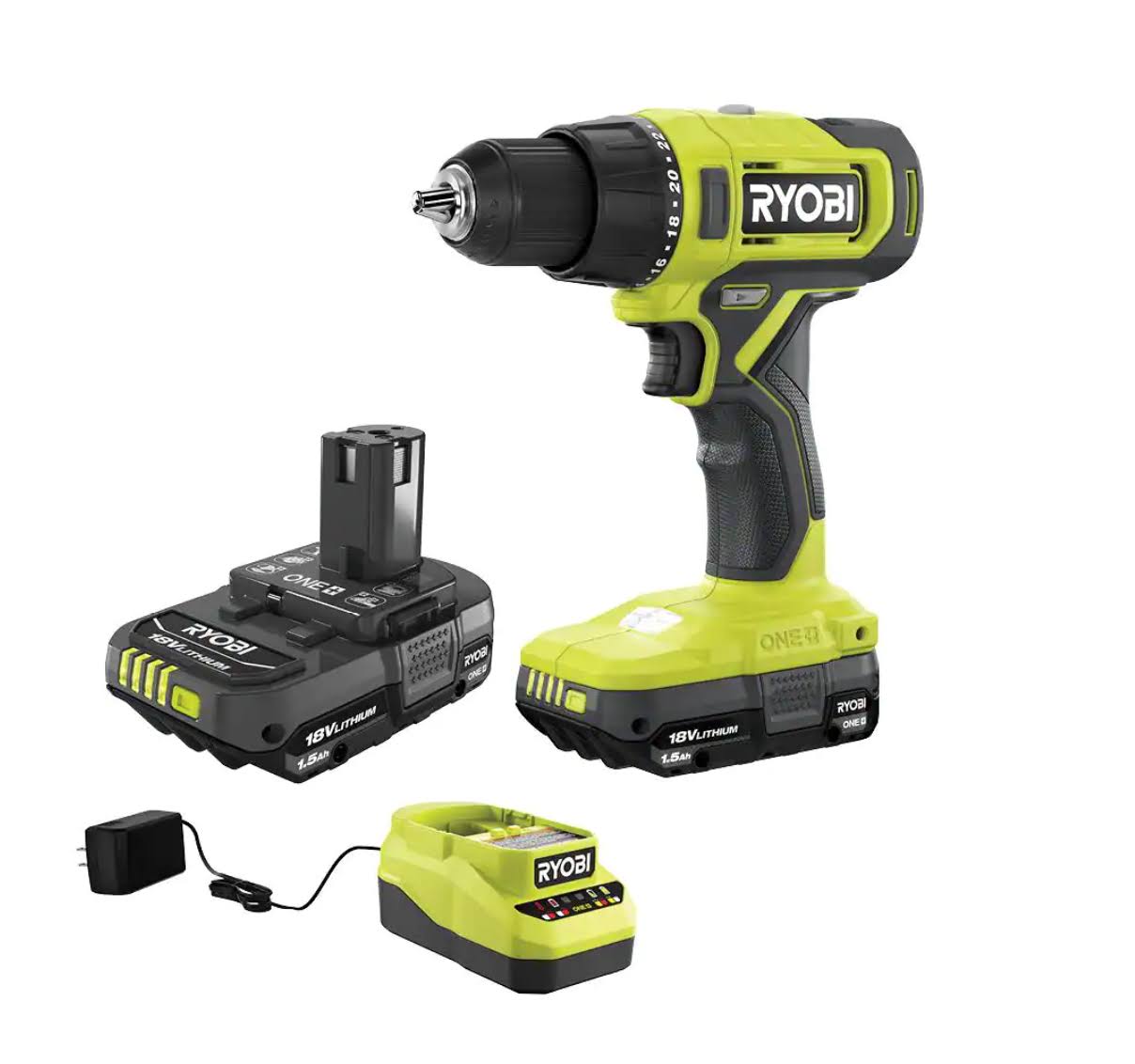 PCL206K2  18V Cordless 1/2 in. Drill/Driver Kit with (2) 1.5 Ah Batteries and Charger
