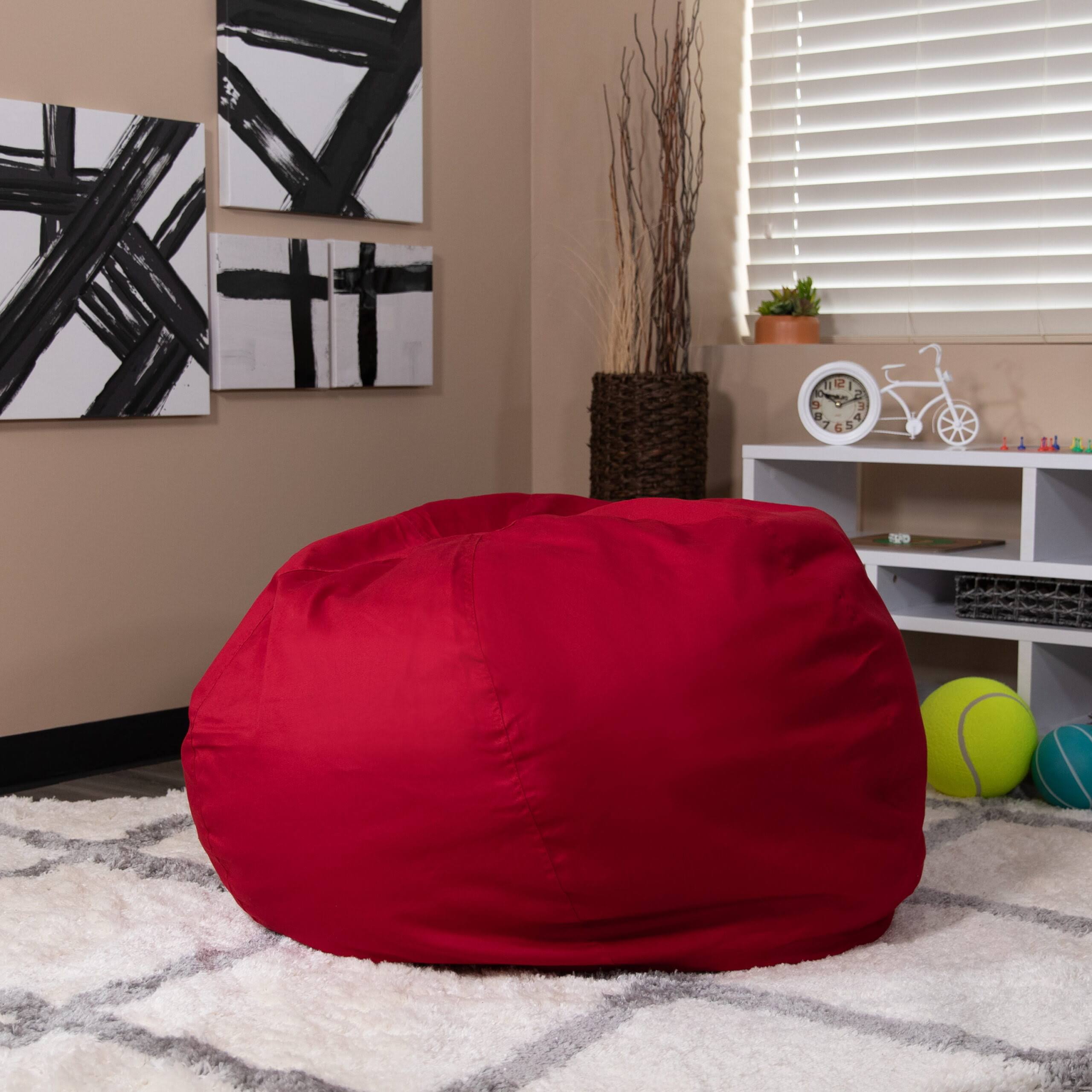 Bean Bag Chair, Red