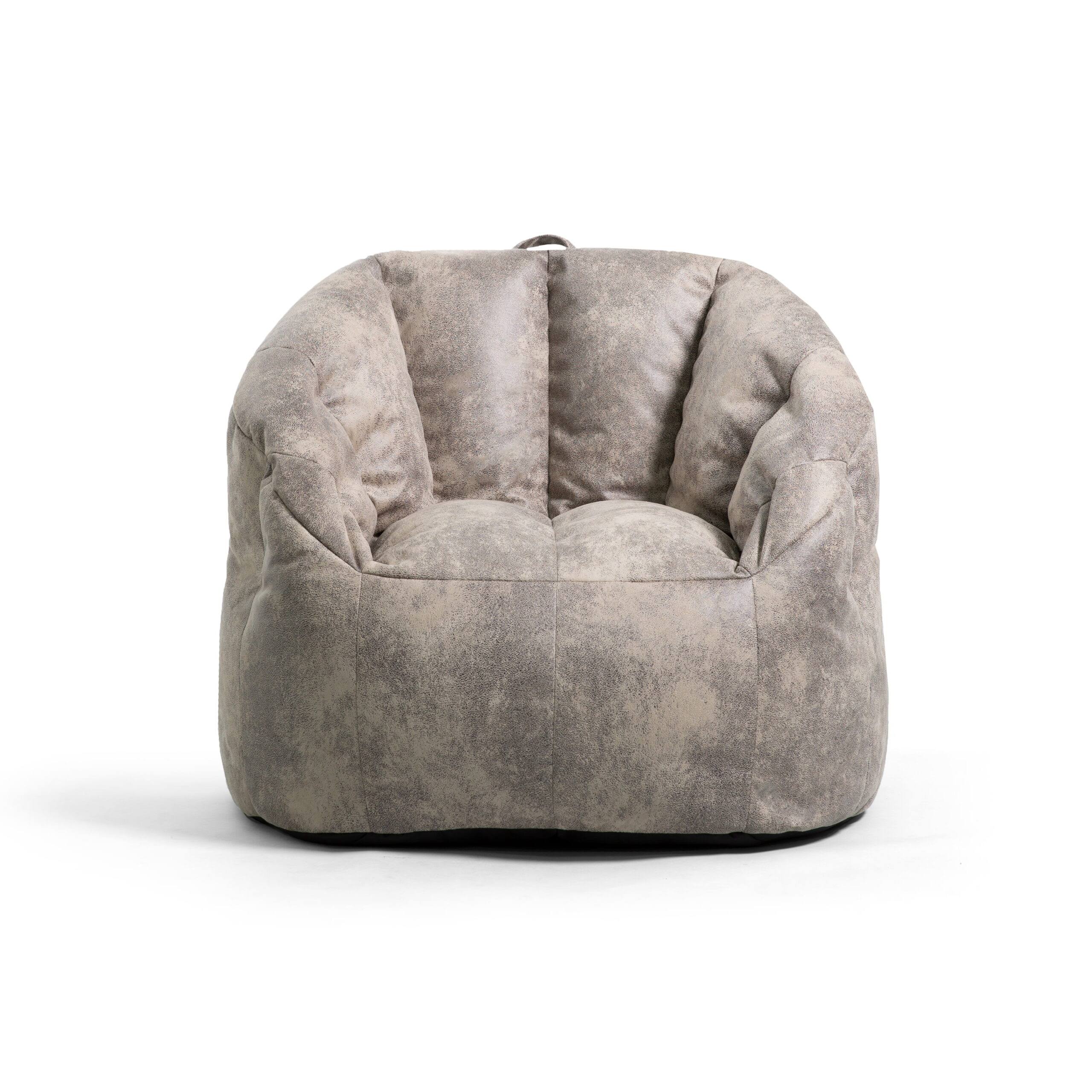 Milano Large Bean Bag Chair, Blazer 3ft, Cement