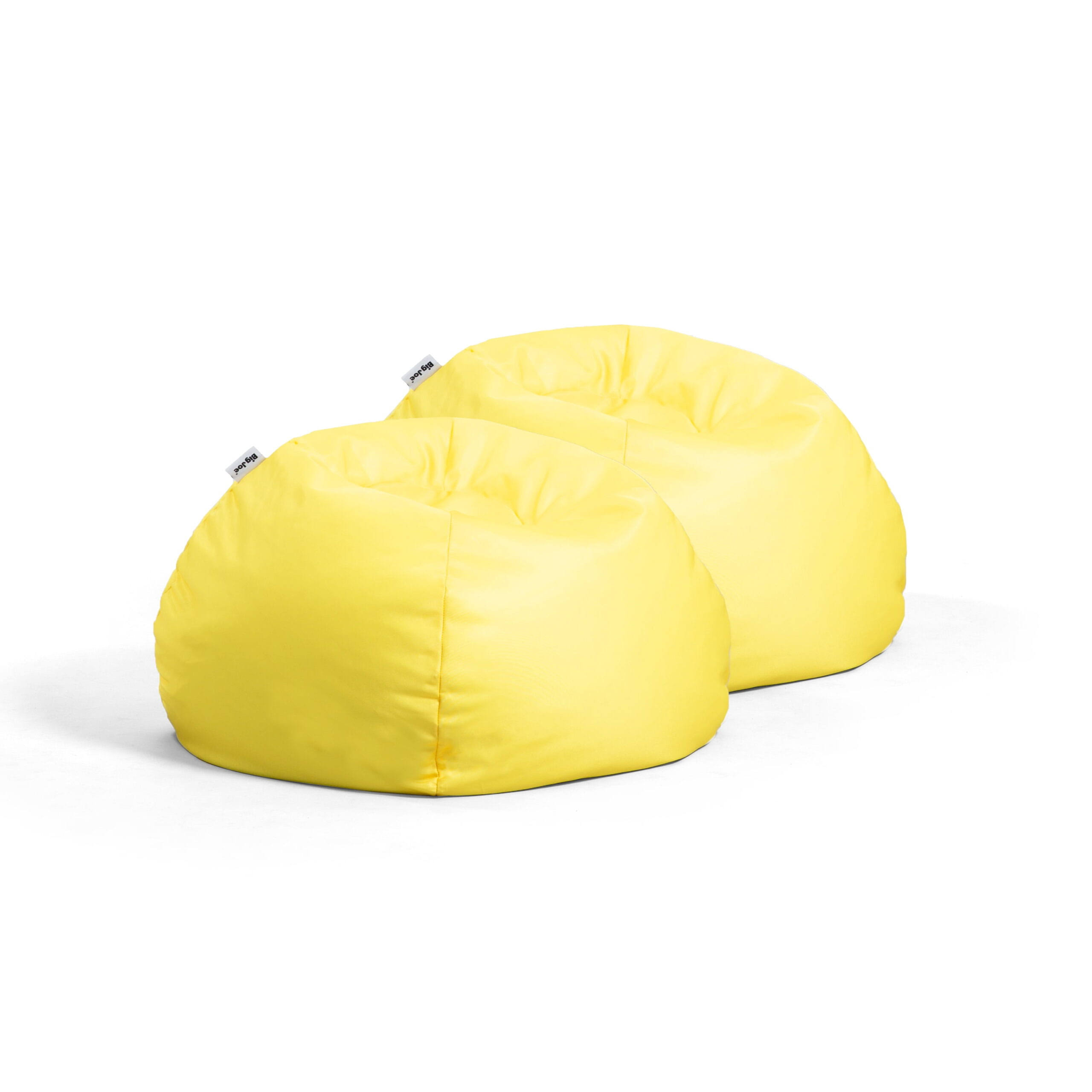 Dot Bean Bag Chair 2-Pack, Gabardine Kids, 2ft, Buttercup