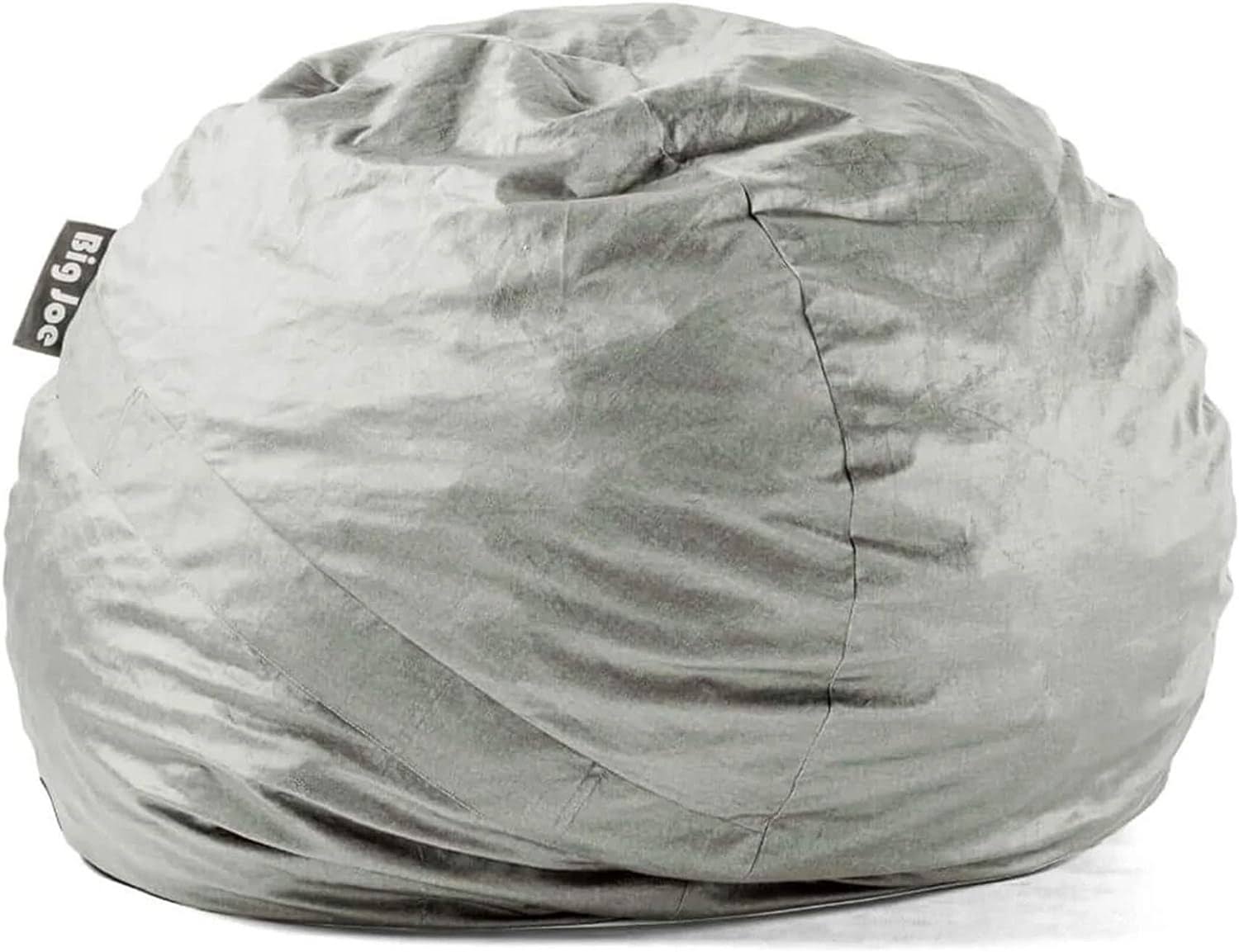 Fuf Large Foam Filled Bean Bag Chair with Removable Cover, Fog , Durable Woven Polyester, 4 feet Big