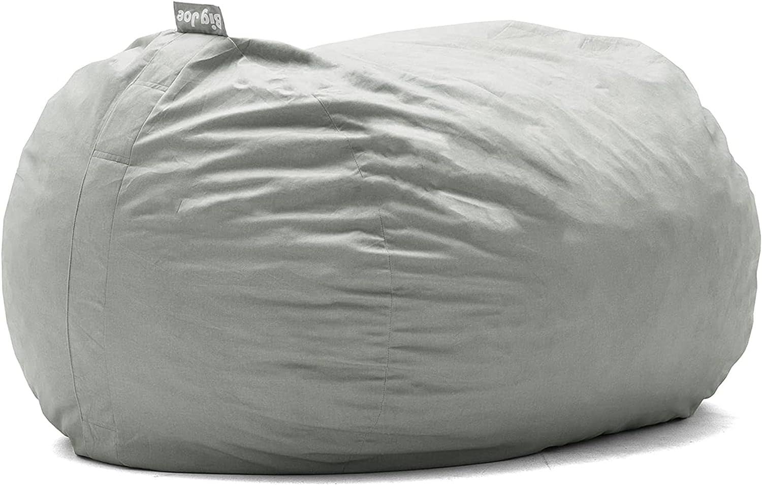 Fuf XL Foam Filled Bean Bag Chair with Removable Cover, Fog Lenox, Durable Woven Polyester, 5 feet Giant