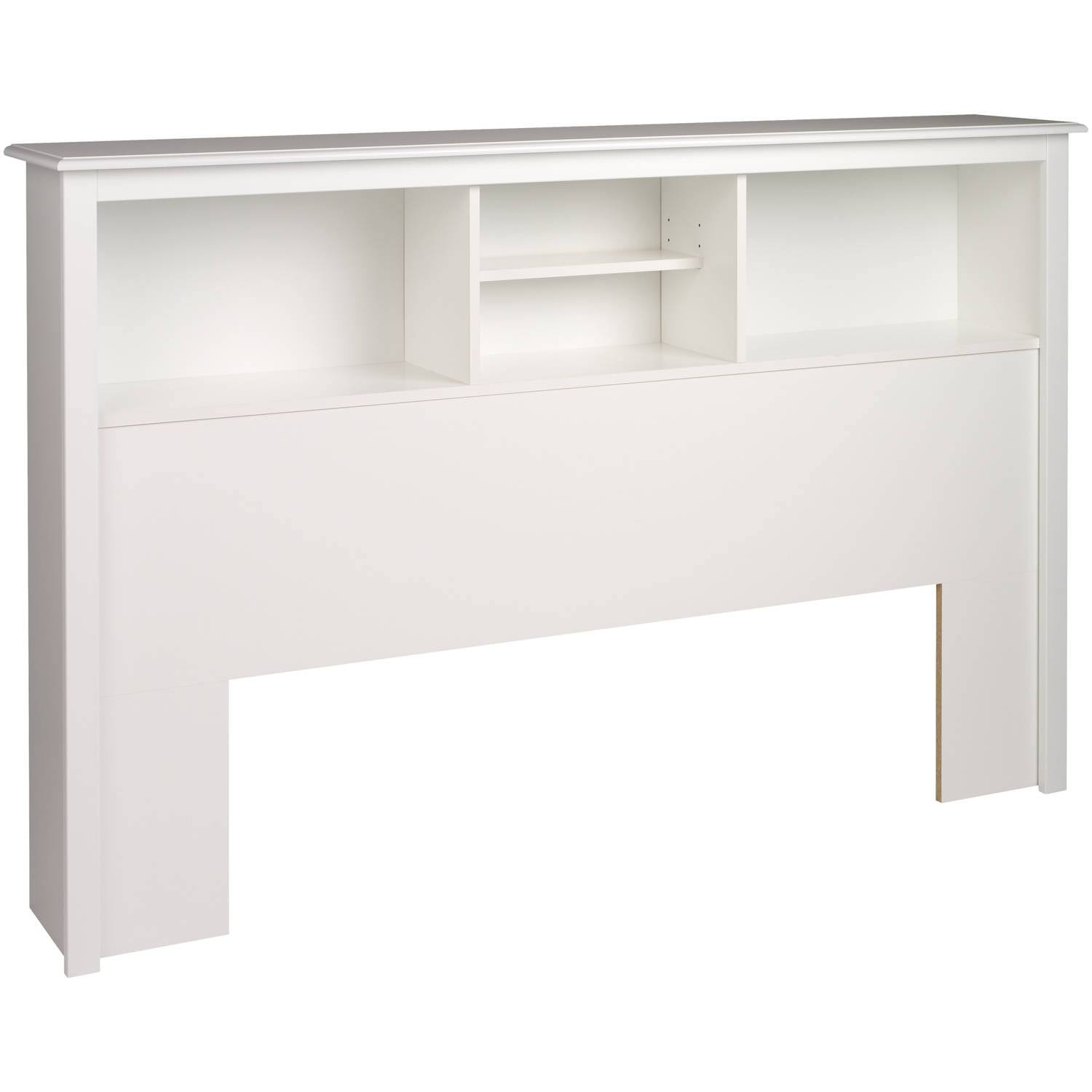 Monterey White Full/Queen Bookcase Headboard