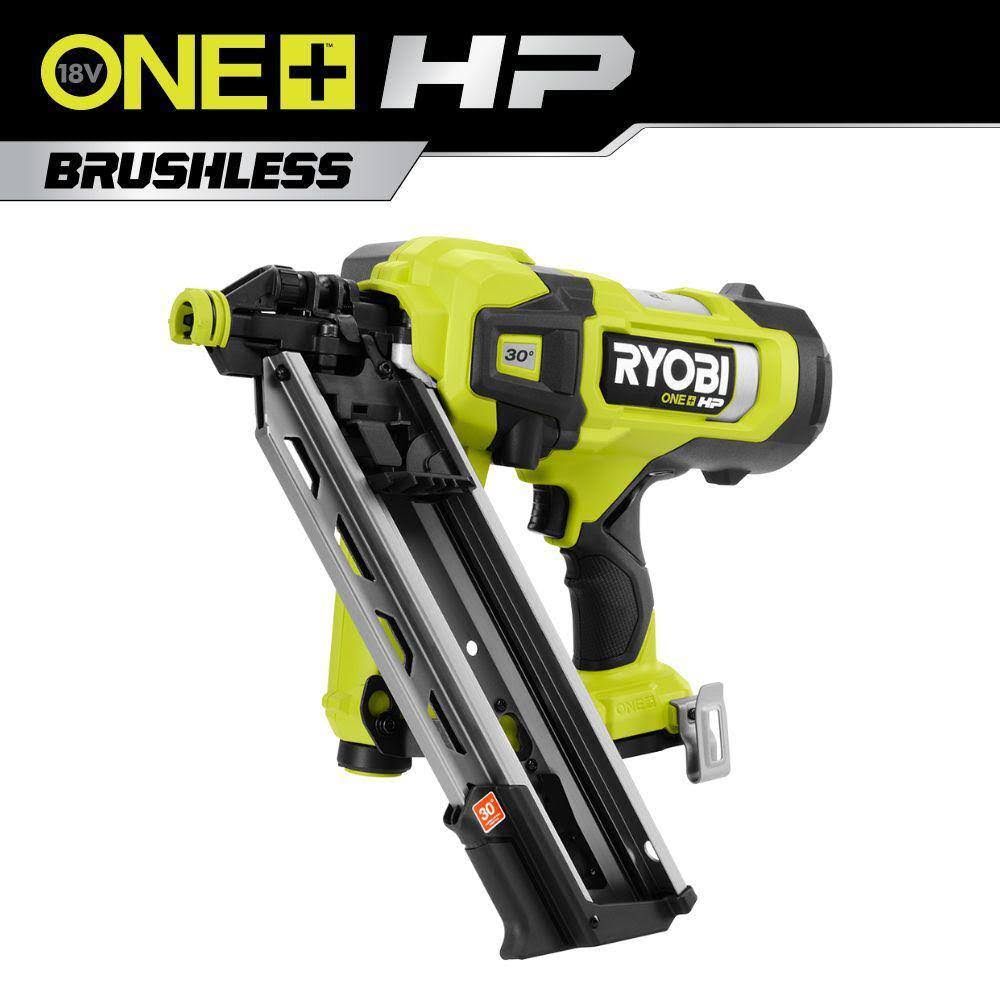 HP 18V Brushless Cordless  30° Framing Nailer (Tool Only)