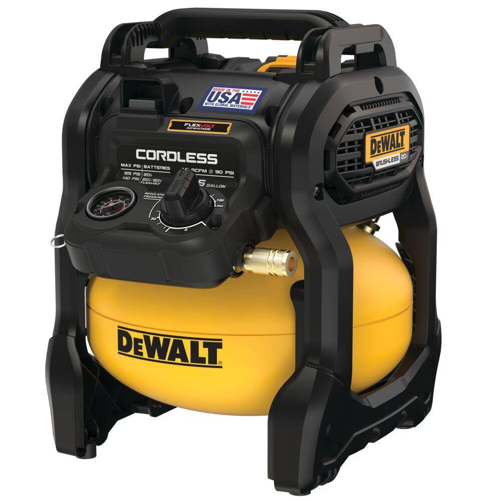 DCC2520T1 2.5 Gal. 140 psi Portable 20V Cordless Air Compressor Kit with VOLT Advantage, 6.0Ah VOLT Battery, and Charger