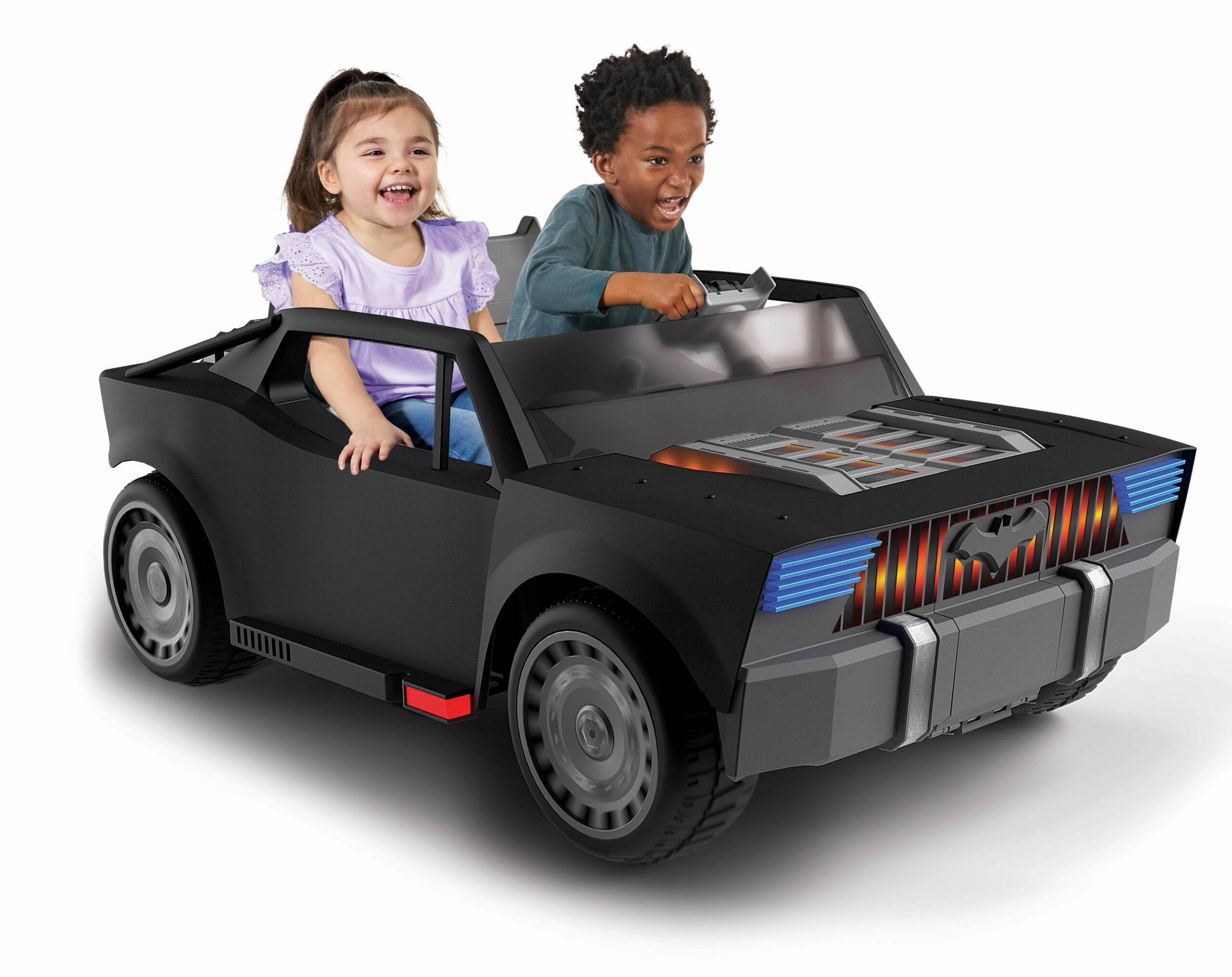 12V Batman Batmobile Battery Powered Ride On Car   Includes Remote Control Motorcycle for Boys   Girls Ages 3 Years and Up