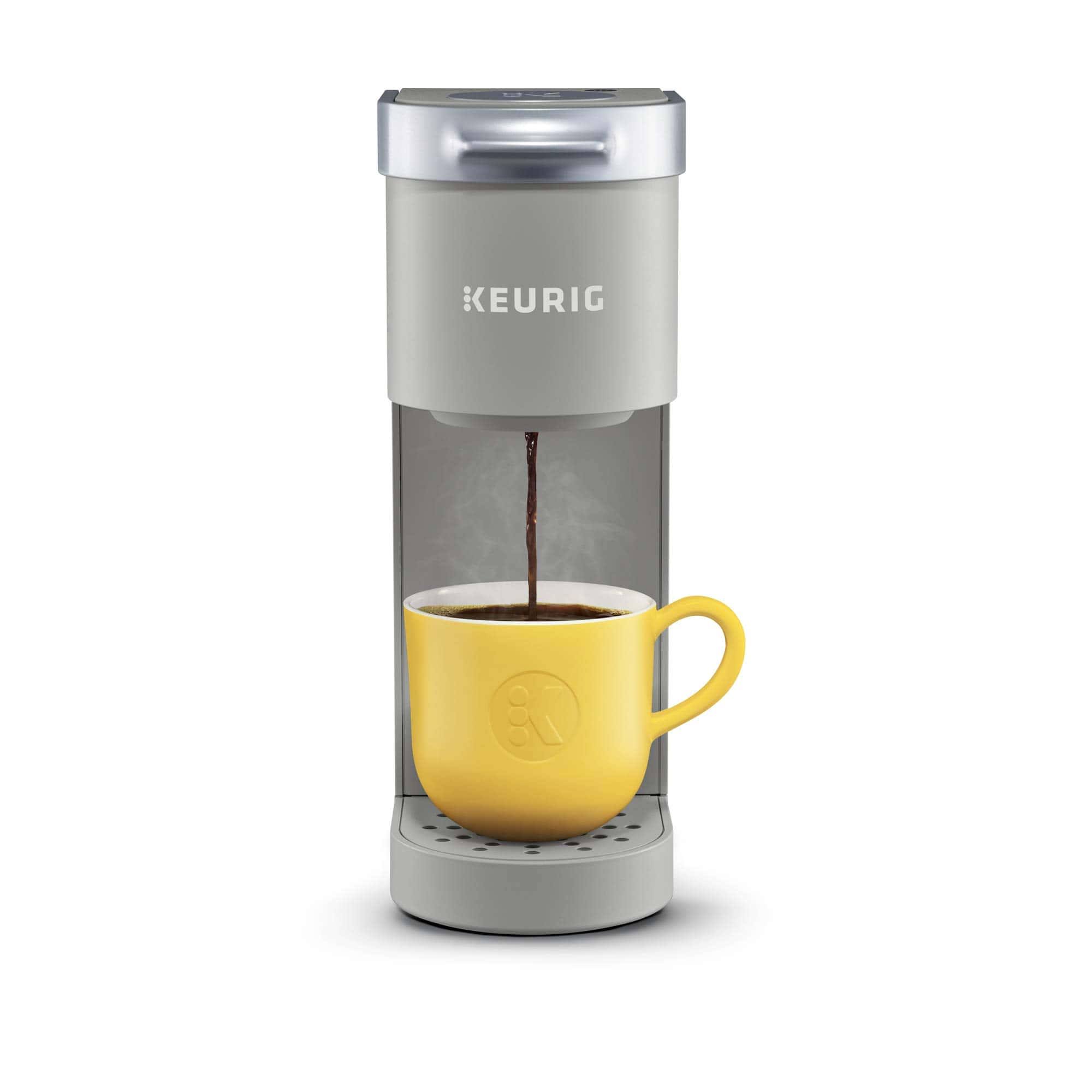 K-Mini Single Serve Coffee Maker, Studio Gray, 6 to 12 oz. Brew Sizes