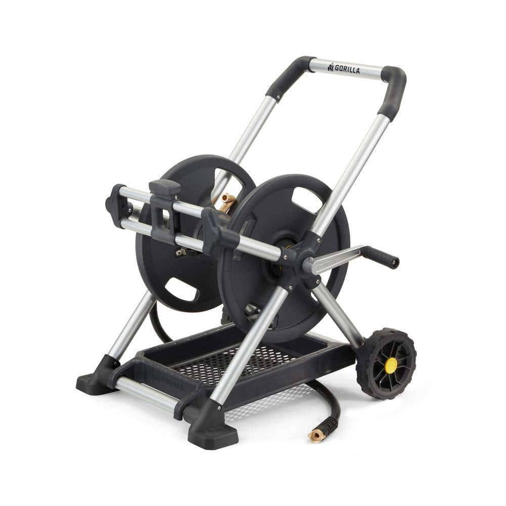 Gorilla GRM-200G 200 ft. Aluminum Zero Rust Premium Mobile Hose Reel