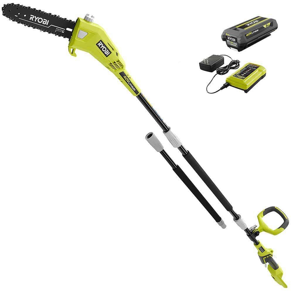 RY40560 40V 10 in. Cordless Battery Pole Saw with 2.0 Ah Battery and Charger