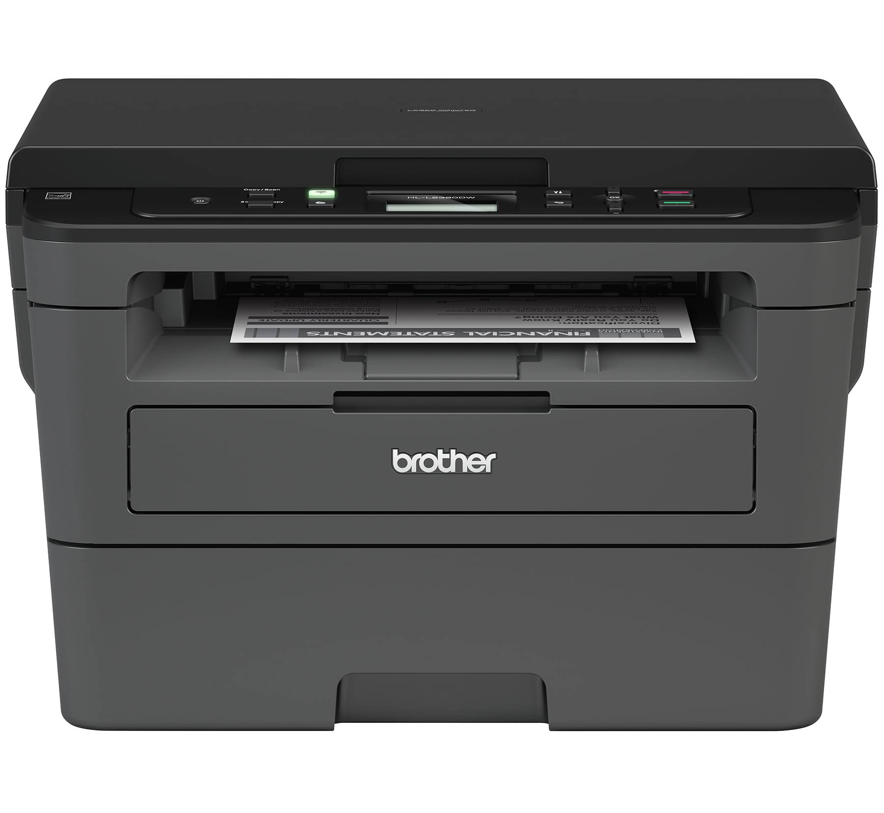 HL-L2390DW Monochrome Laser Printer with Convenient Flatbed Copy   Scan, Duplex Printing and Wireless Connectivity