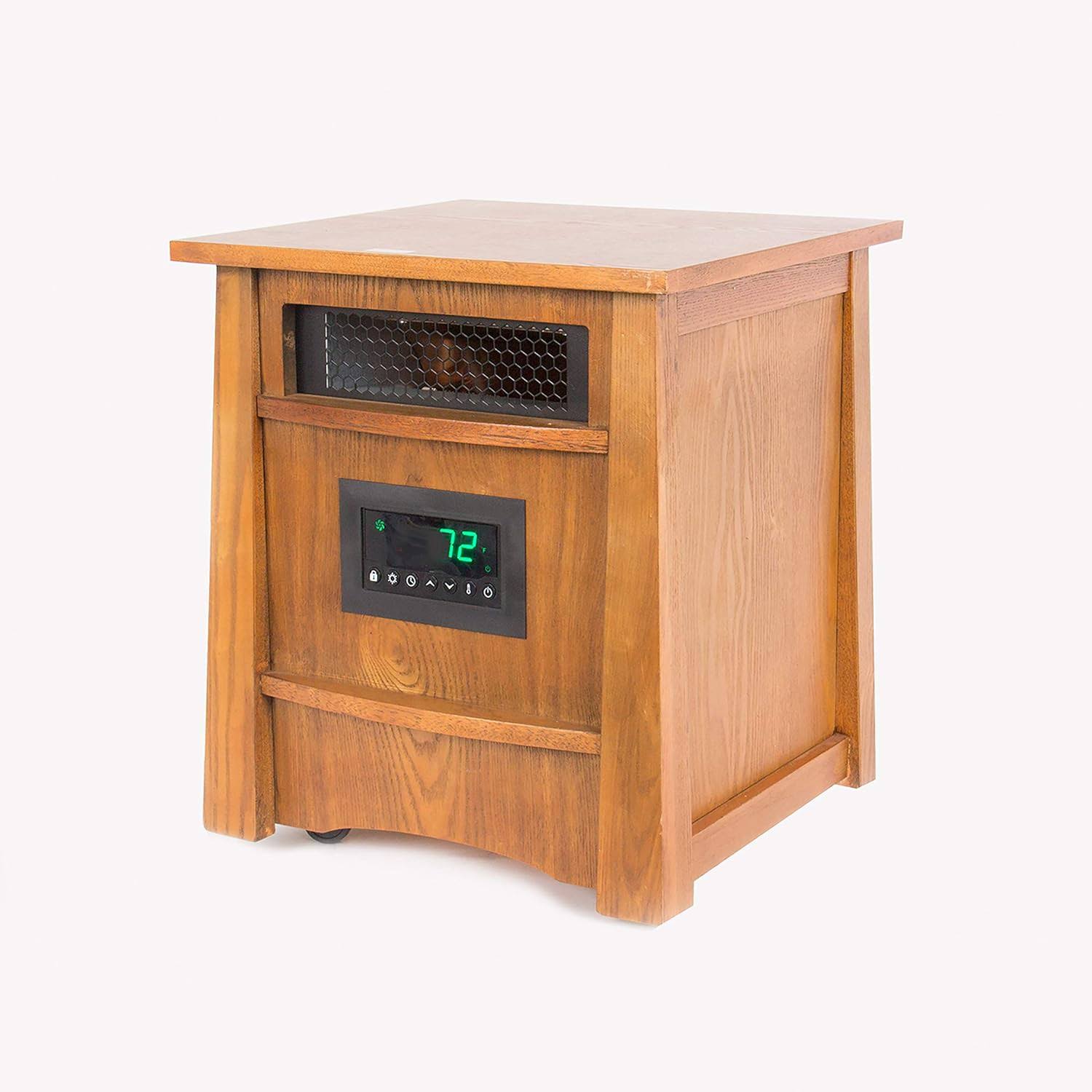 LIFESMART LifePro Corp Lifelux Series Ultimate 8 Element Extra Large Room Infrared Deluxe Wood Cabinet   Remote