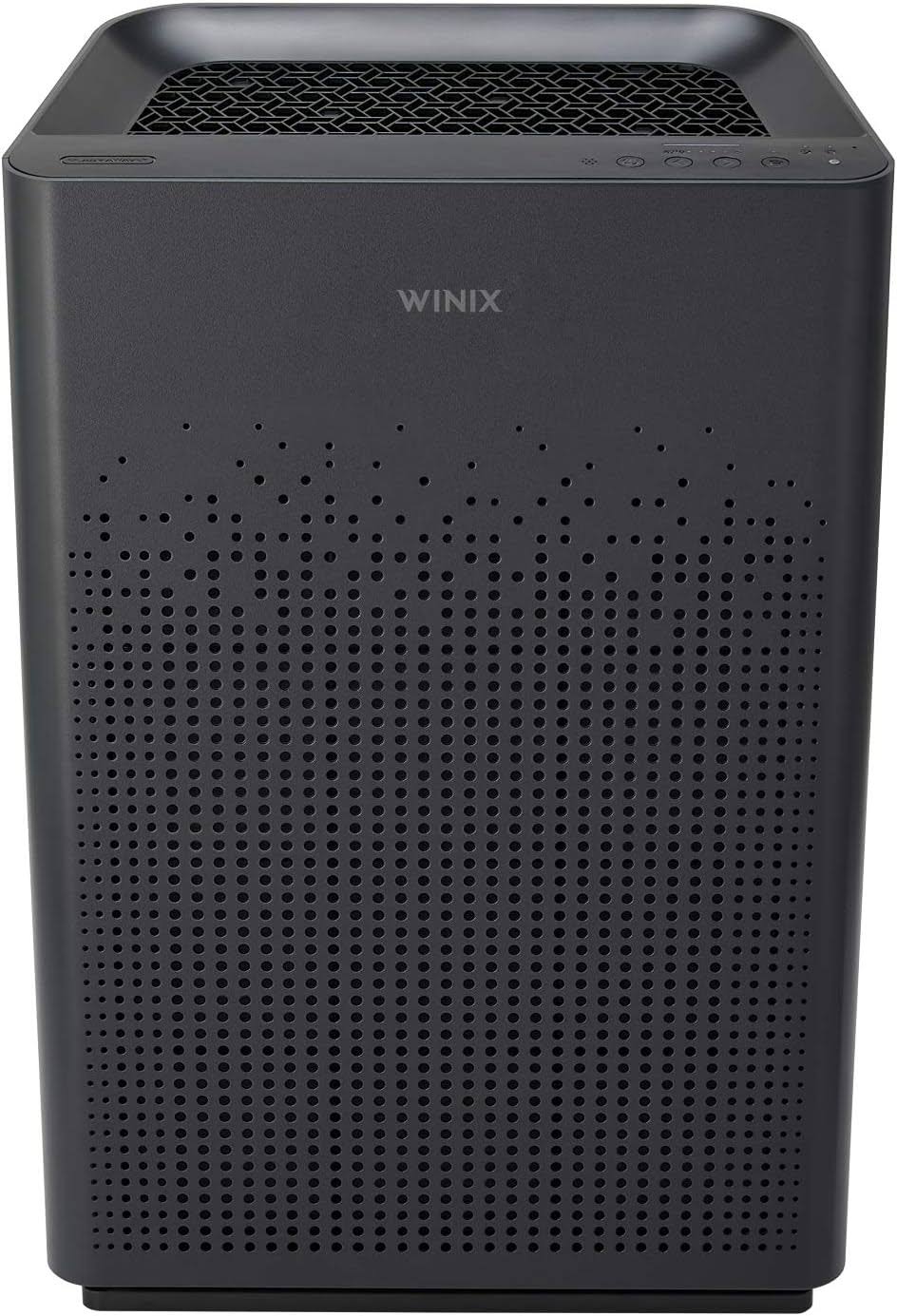 AM80 True HEPA Air Purifier with Washable Advanced Odor Control (AOC) Carbon Filter, 360sq ft Room Capacity, Dark Grey, Large