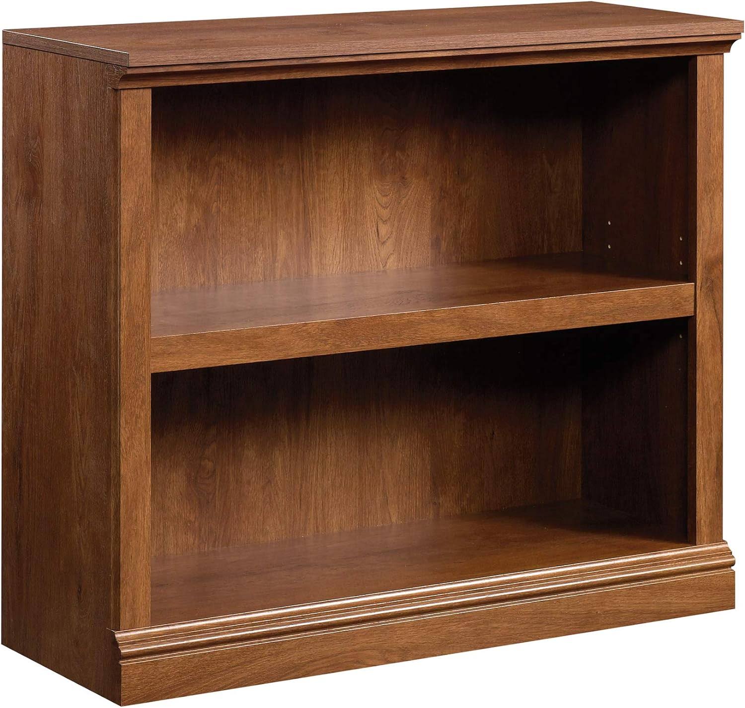 Miscellaneous Storage 2-Shelf Bookcase/ Book shelf, Oiled Oak finish