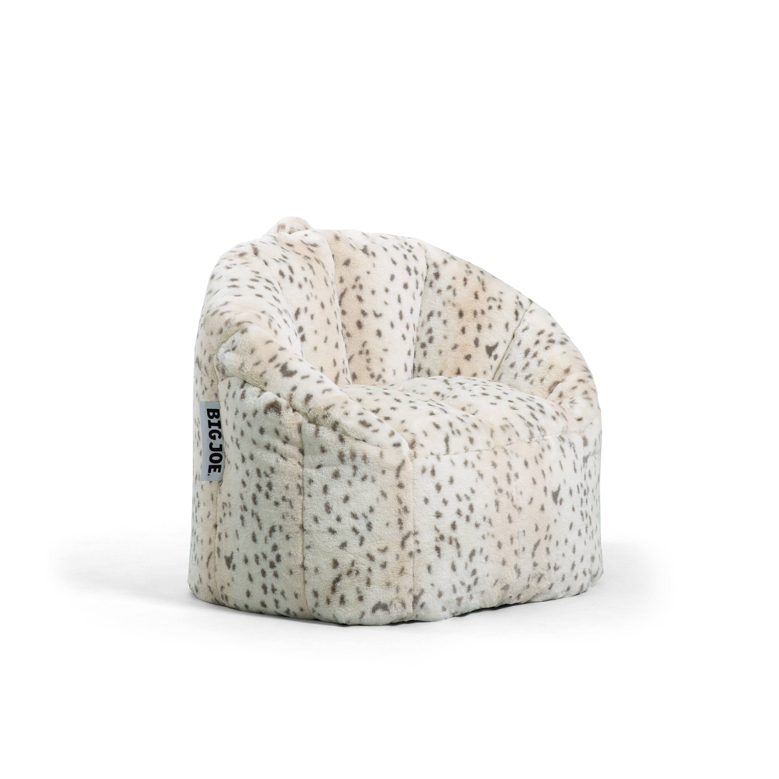 Milano Bean Bag Chair, Plushie, 2.5ft, Leopard Tie Dye