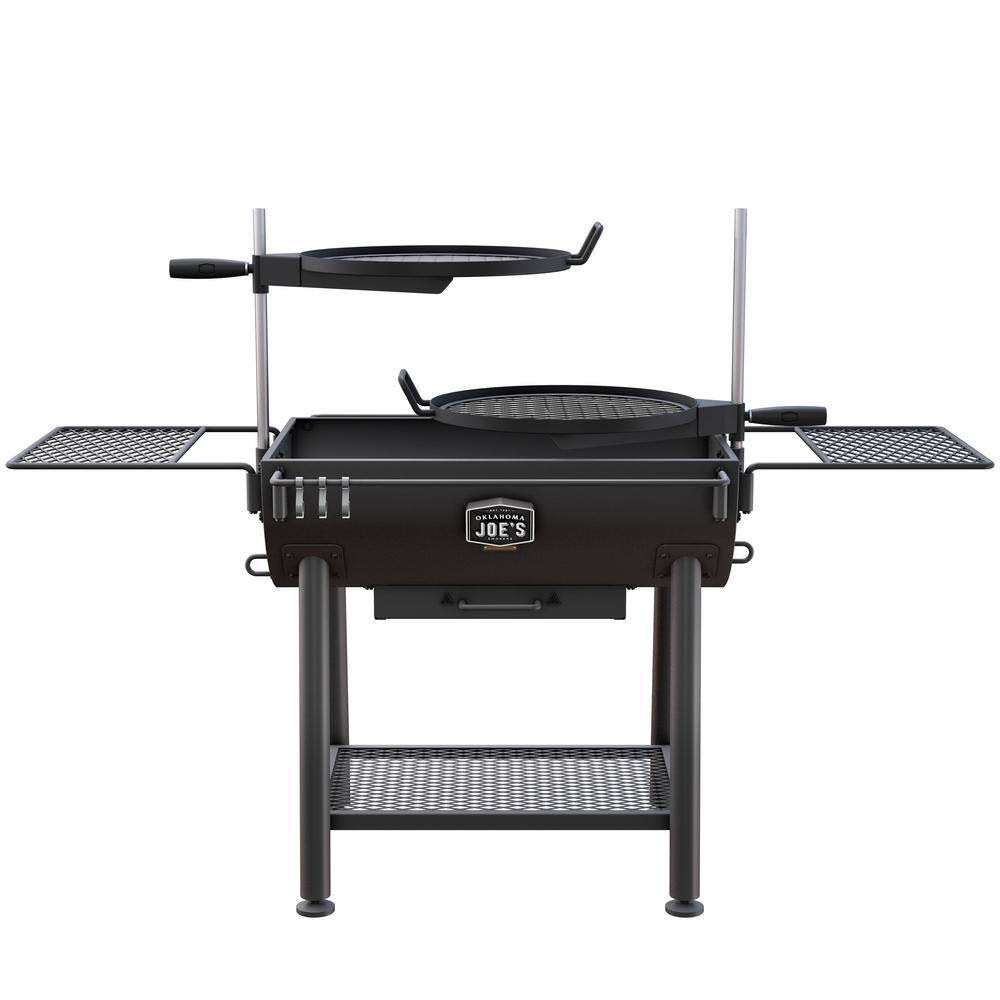 OKLAHOMA JOE S 23302166 Firecraft Series Open Fire Barrel Charcoal Grill 480 sq. in. Black
