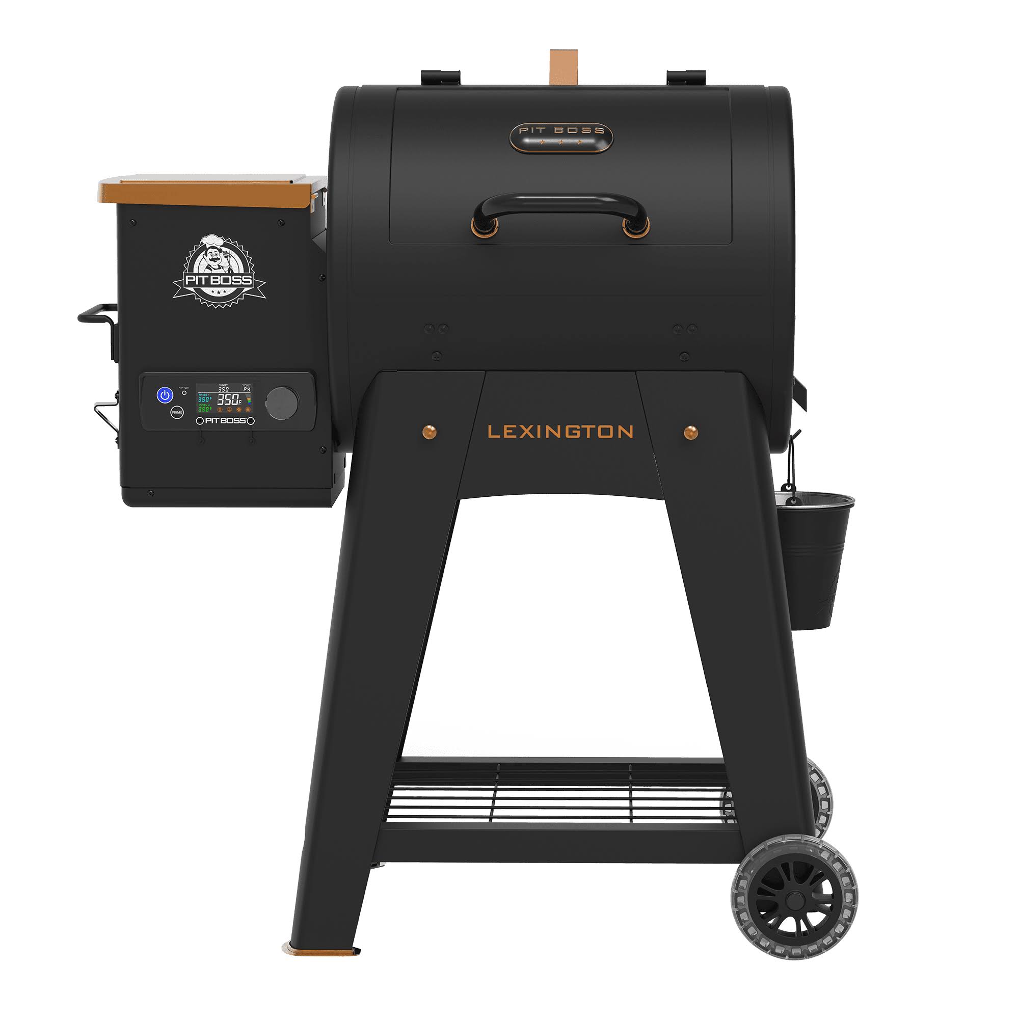 Pit Boss Lexington 500 sq in Wood Fired Pellet Grill and Smoker – Onyx Series