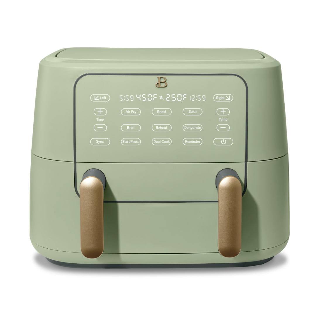 Beautiful 9QT TriZone Air Fryer, Sage Green by
