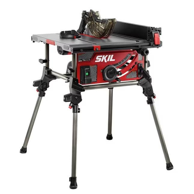 TS6307-00 10-in 15-Amp 120-Volt Corded Portable Jobsite Table Saw with Folding Stand