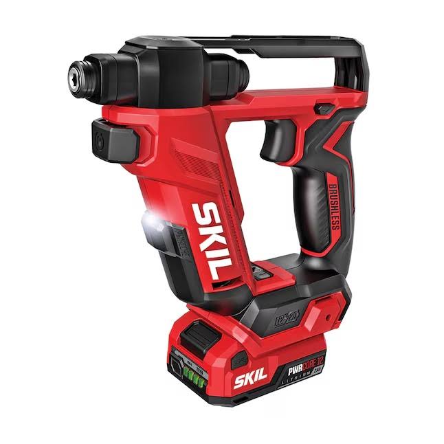 DL6300D-11 PWR CORE 12-volt 1/4-in Keyless Brushless Cordless Drill (1-Battery and Charger Included)