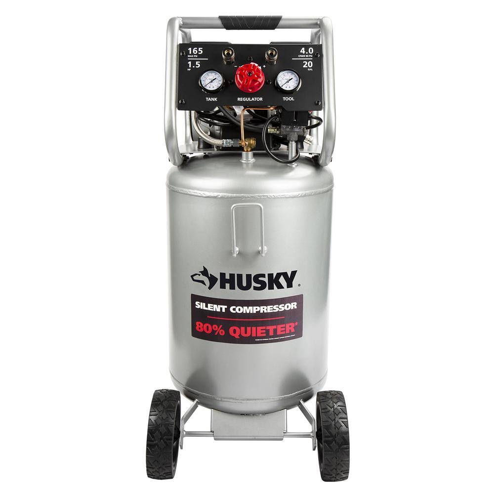 3332013 20 Gal. Vertical Electric-Powered Silent Air Compressor