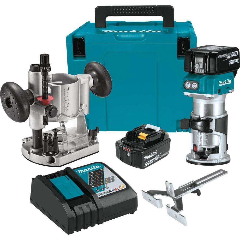 XTR01T7 5.0 Ah 18V LXT Lithium-Ion Brushless Cordless Compact Router Kit
