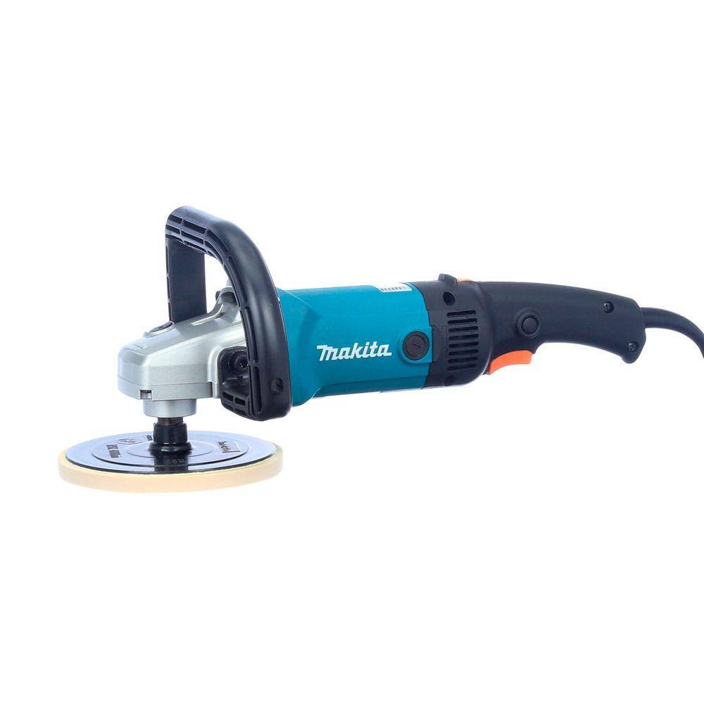 9227C 10 Amp 7 in. Corded Variable Speed Hook and Loop Sander/Polisher w/ Soft Start, Backing Pad, Side Handle and Loop Handle