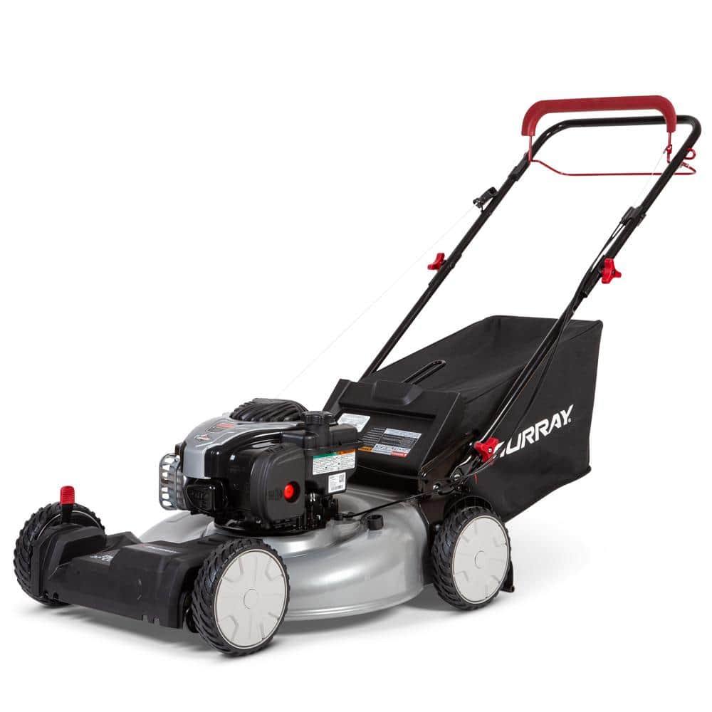 Murray MNA153003 22 in. 140 cc Briggs   Stratton Walk Behind Gas Self-Propelled Lawn Mower with Front Wheel Drive and Bagger